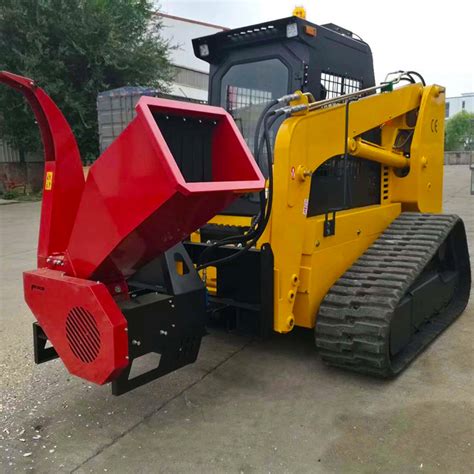 chipper attachment for skid steer|skid steer mounted wood chipper.